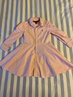 white christmas dresses Polo Ralph Lauren Floral cotton Oxford Shirt Dress main image 0